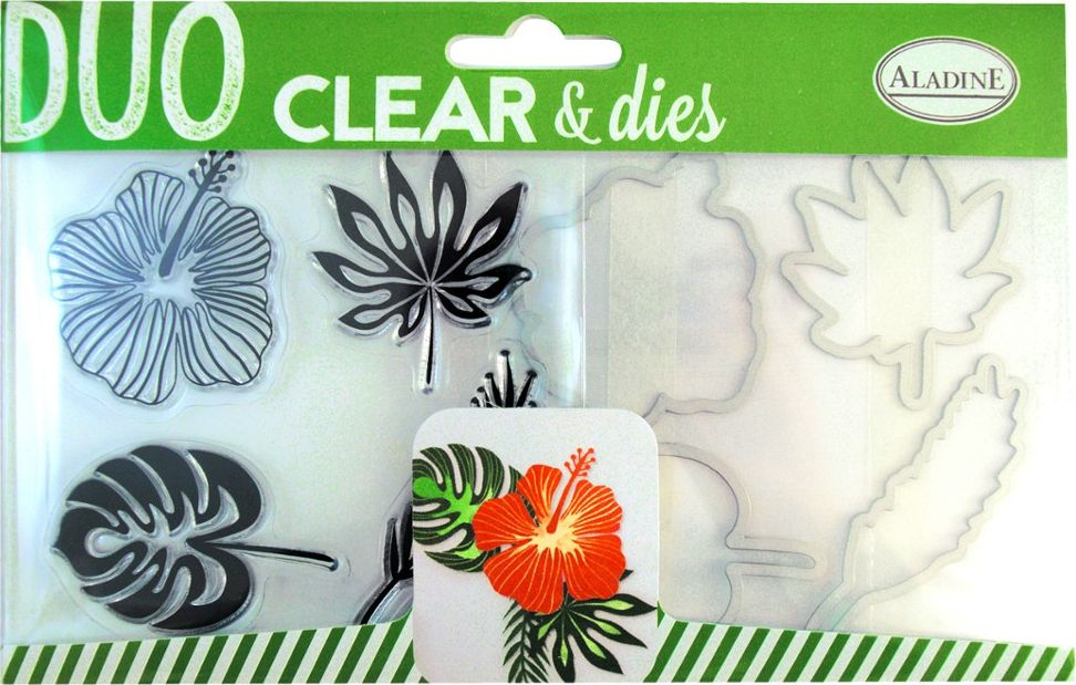 Aladine Stemple silikon z wykrojnikami Tropiki