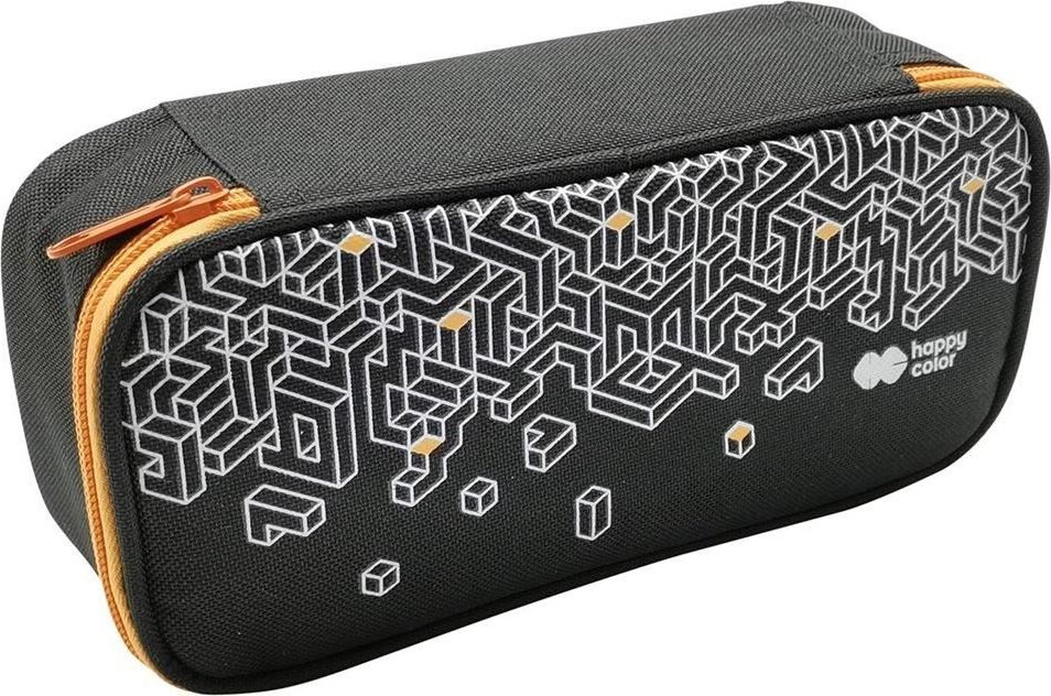 Piórnik GDD Piórnik saszetka Just 1 prostokąt HAPPY COLOR