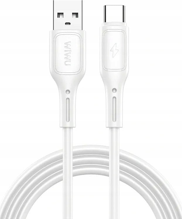 Kabel USB WiWU USB-A - USB-C 1 m Biały