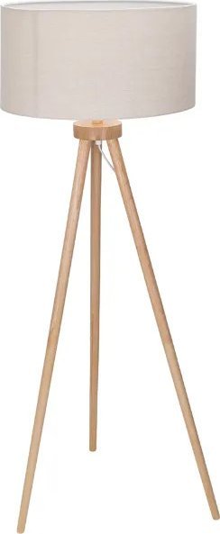 Lampa podłogowa Aigostar Drewniana Lampa Podłogowa E27 Drewniana Lampa Podłogowa Bez Źródła Światła E27