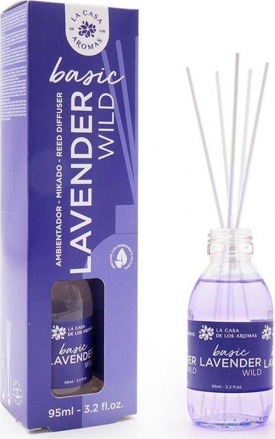 Dyfuzor zapachowy La Casa de los Aromas Basic patyczki zapachowe Lavender Wild 95ml