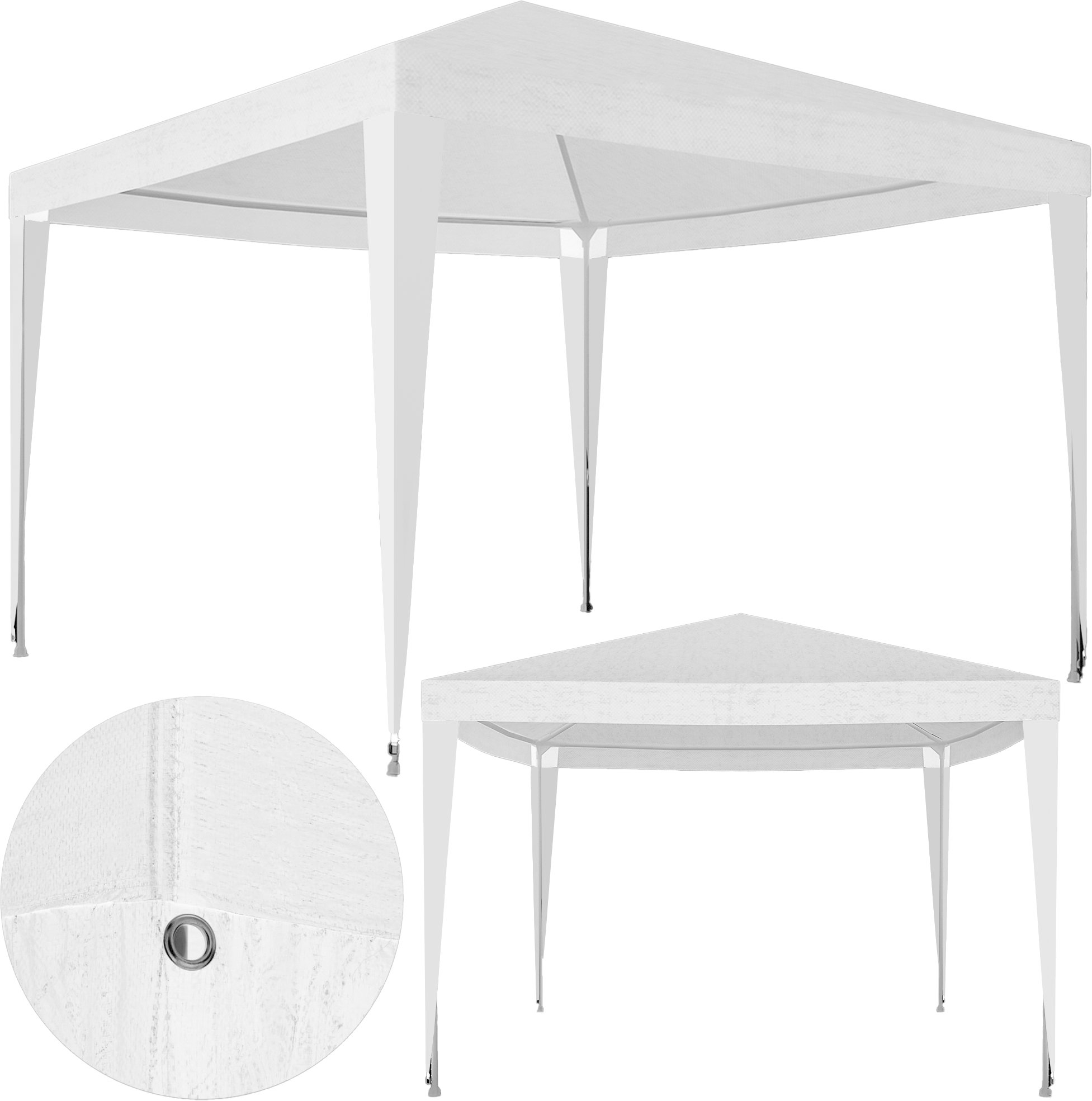 Pawilon ogrodowy Heckermann ES.1 Biały