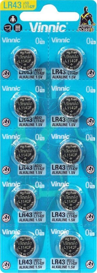 Vinnic Bateria LR43 10 szt.