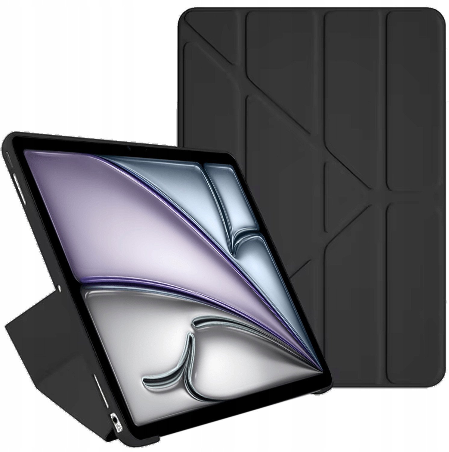 Etui Trifold Case iPad Air 11 6 GEN M2 2024 / 7 GEN M3 2025 - Black
