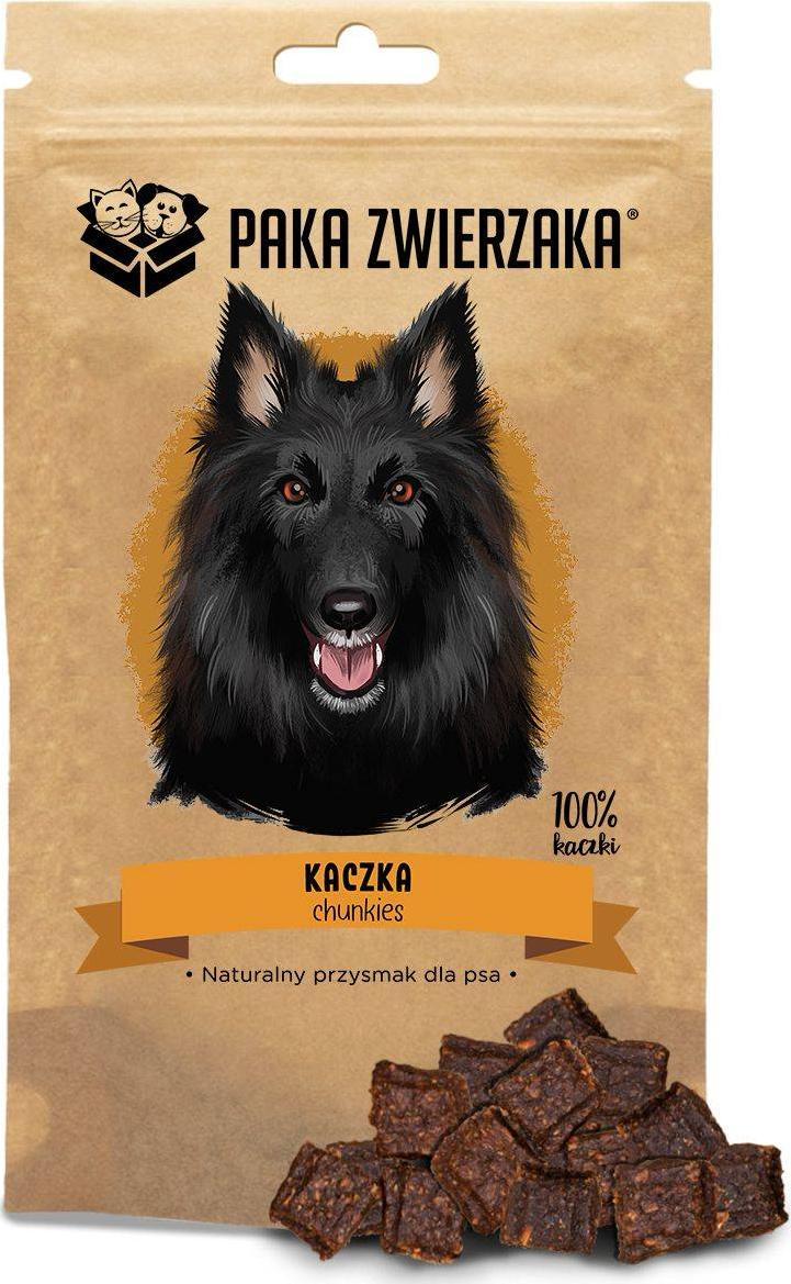 Paka Zwierzaka Paka Zwierzaka Chunkies 100 % Kaczka Przysmak Dla Psa 80 g