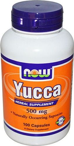 NOW Foods Yucca Jukka korzeń 500mg 100 kapsułek NOW FOODS