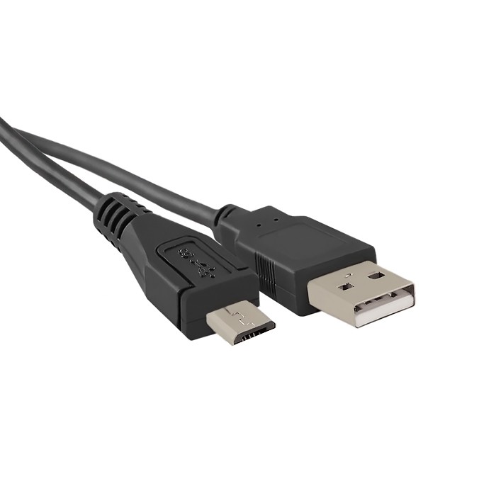 Kabel USB Qoltec USB-A - microUSB 0.25 m Czarny (50494)