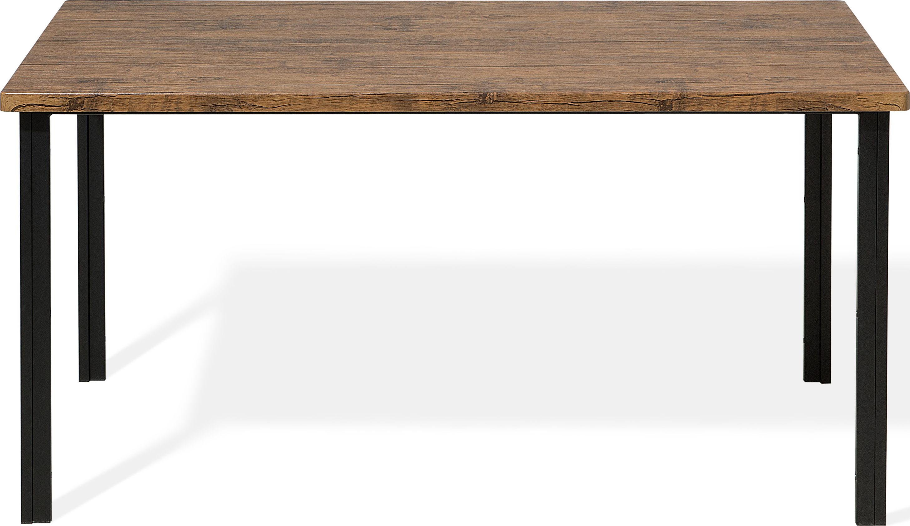 Beliani Stół do jadalni 150 x 90 cm ciemne drewno LAREDO