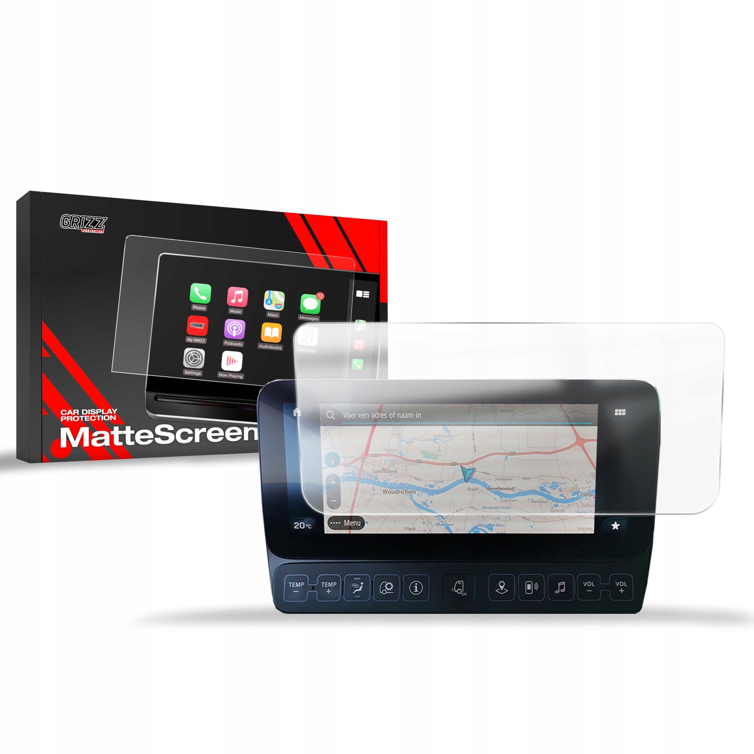 Folia matowa GrizzGlass CarDisplay Protection do Mercedes Actros F 2021-2024