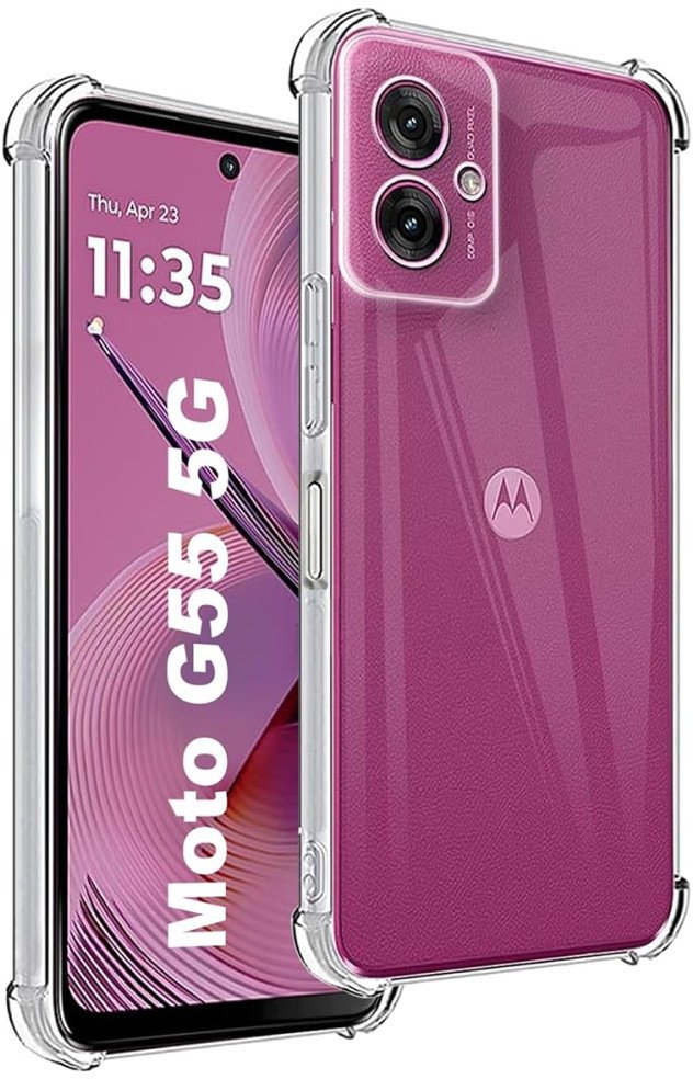 Etui pancerne Supero Flexair Pro do Motorola Moto G55, przezroczyste