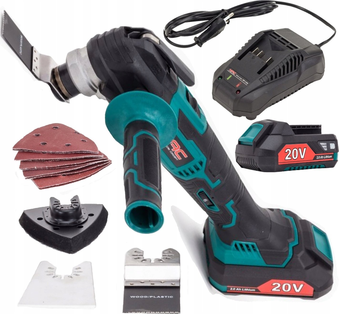 NAC Urządzenie wielofunkcyjne MT-LI-ST-20V Akumulatorowe + Akumulator 2,0 Ah + Ładowarka