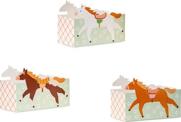 Pudełka na przekąski Konie 3szt