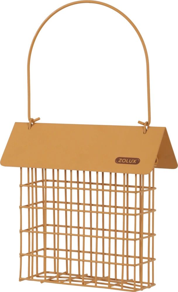 Zolux Dystrybutor bloków tłuszczowych z daszkiem kol. miodowy