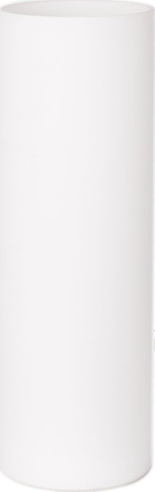 Lampa stołowa By Rydens Szklana lampa stojąca Flake tuba stołowa do salonu biała