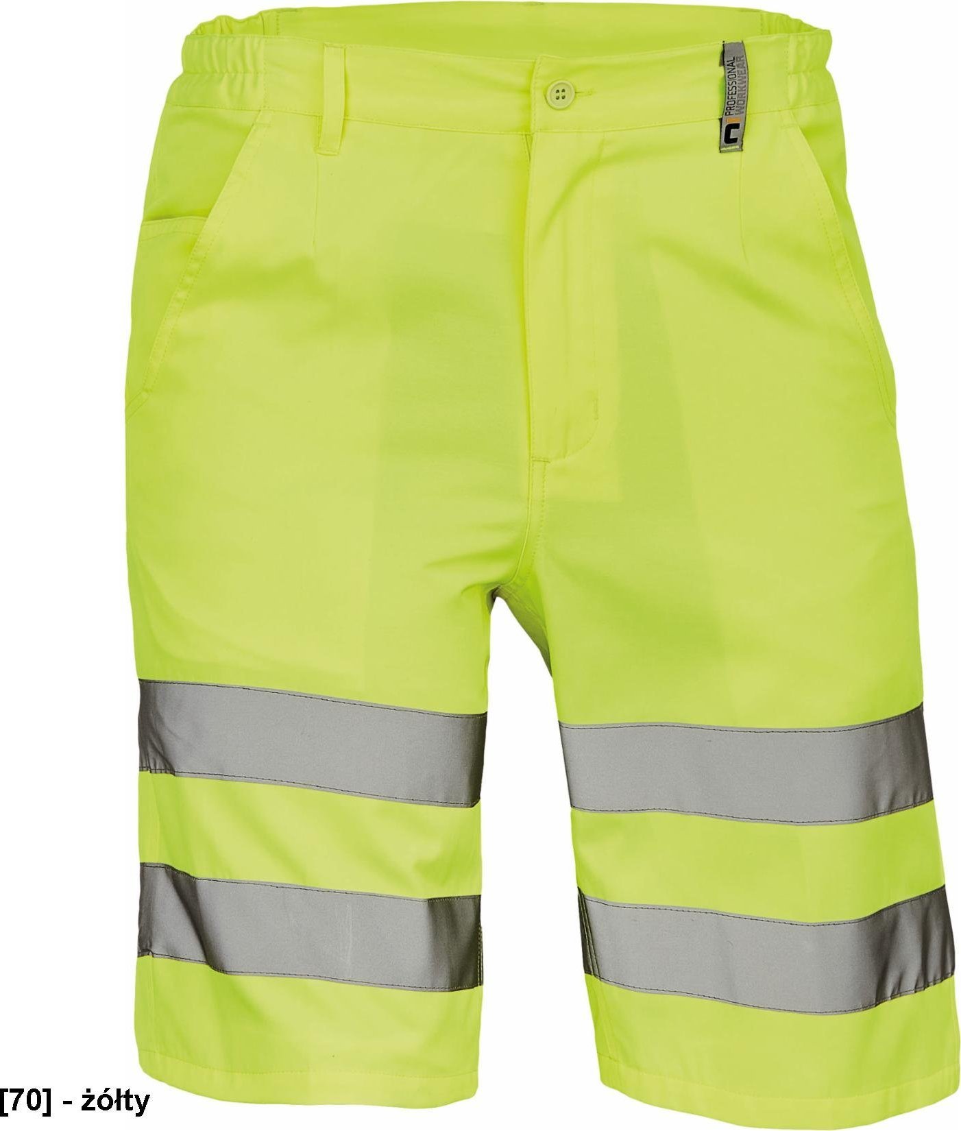 CERVA FERROL - spodenki hv - żółty 54