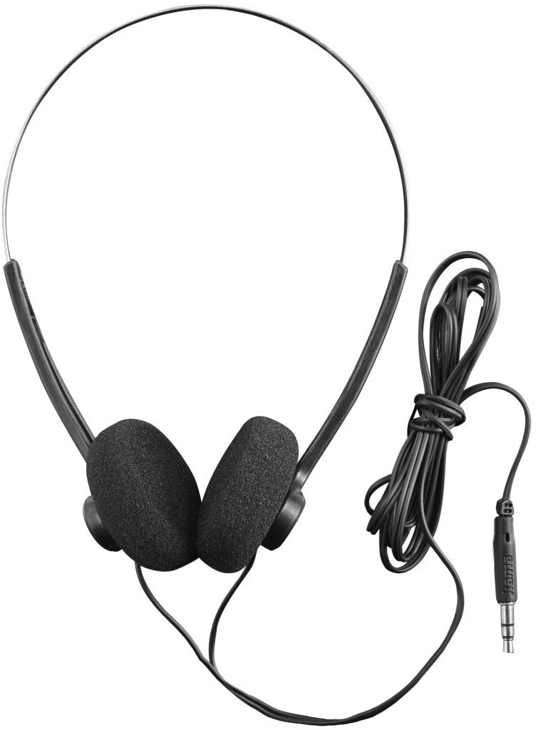 Słuchawki Hama SŁUCHAWKI NAUSZNE “SLIGHT II“ CZARNE