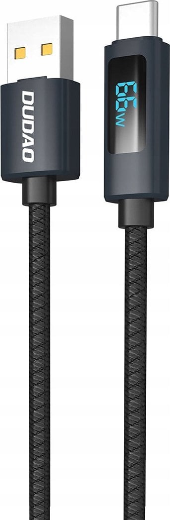 Kabel USB Dudao USB-A - USB-C 1 m Wielokolorowy (6976625334407)