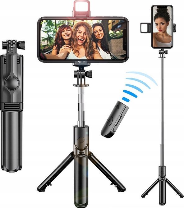 Selfie stick OWL-TECH KIJEK SELFIE STICK REGULOWANY MONOPOD STATYW DO TELEFONU + PILOT BLUETOOTH