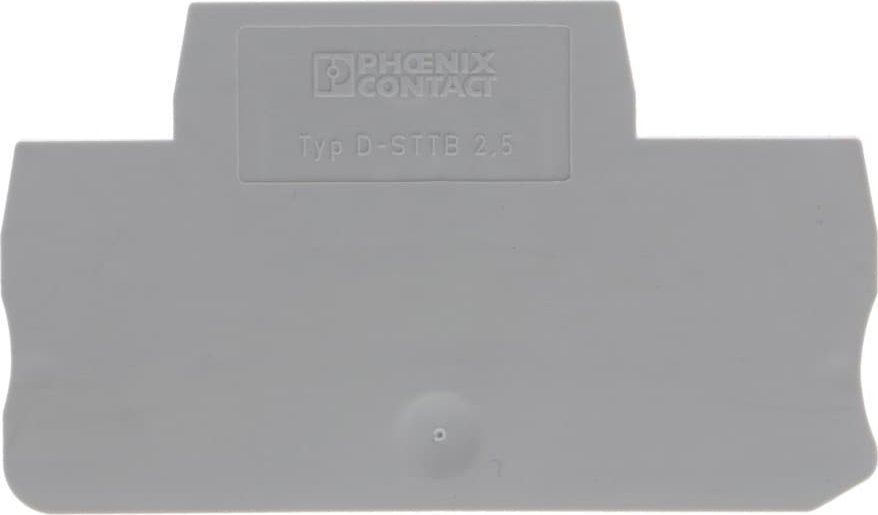 Phoenix Contact Pokrywa zamykająca 67,5x2,2x47,5 mm szara D-STTB 2,5 3030459