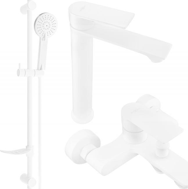 Bateria wannowa Mexen Mexen Royo DF40 zestaw wannowy, biały - 72213DF40-20