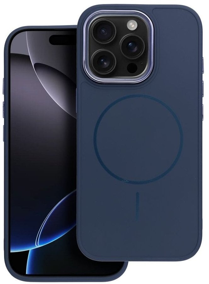 Futerał FRAME MAG COVER kompatybilny z MagSafe do IPHONE 17 Air granatowy