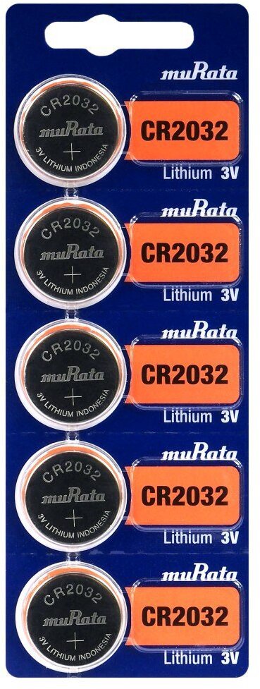 5 x bateria litowa mini Murata CR2032