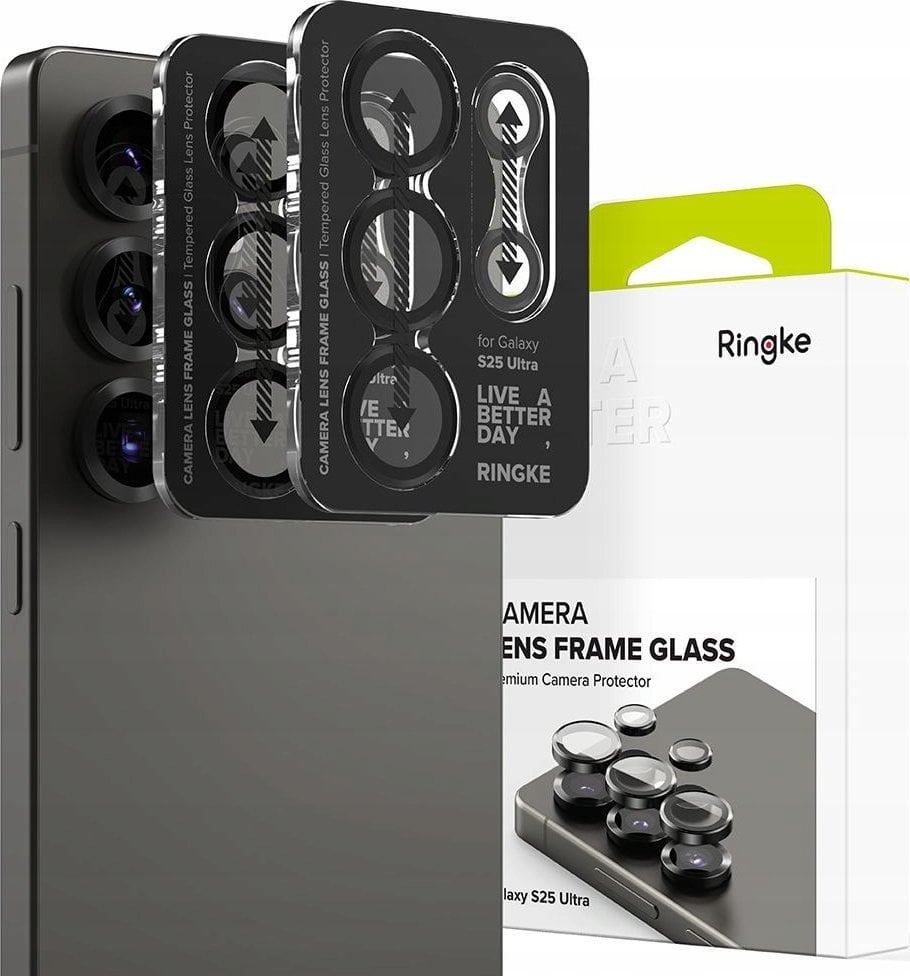 OSłONA APARATU RINGKE CAMERA FRAME PROTECTOR 2-PACK GALAXY S25 ULTRA BLACK