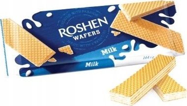 Roshen Wafelki z nadzieniem o smaku mlecznym 216 g