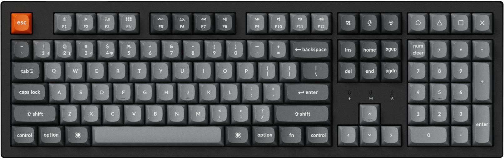 Klawiatura Keychron K10 Max QMK Keychron Super Banana (K10M-H4)