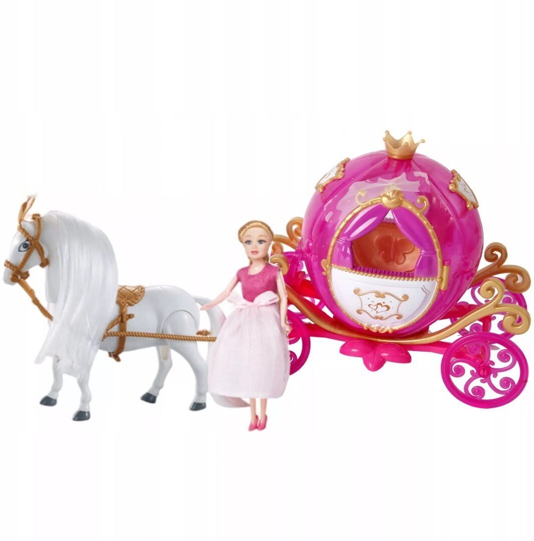 KARETA LALKA CHODZĄCY KOŃ DŹWIĘKI ŚWIATŁA 2206B