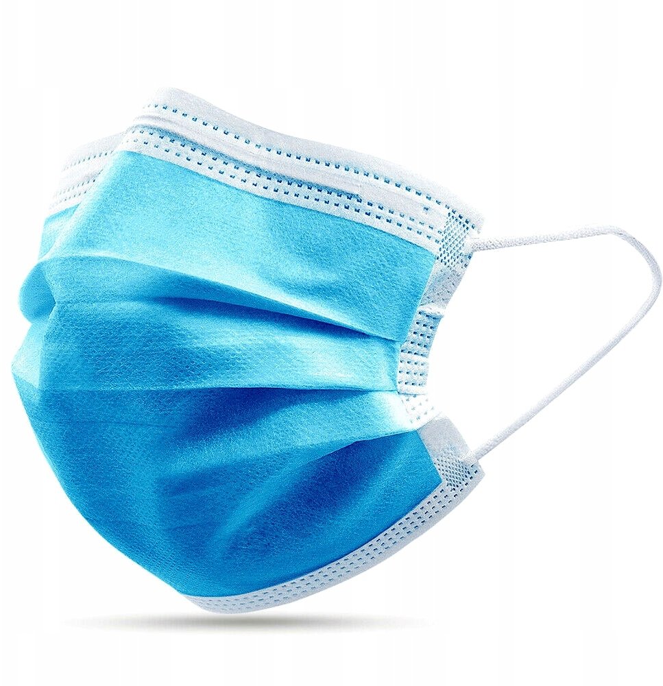 Donau Maseczki chirurgiczne jednorazowe trzywarstwowe - 50 sztuk