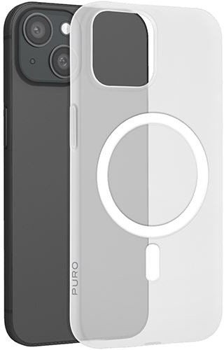 Etui silikonowe Puro Nude 0.3 do iPhone'a 15 Pro Max - matowe przezroczyste standard