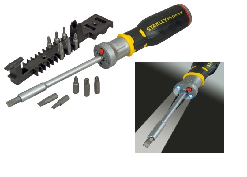 Stanley Wkrętak led z grzechotką FATMAX MULTIBIT 12 końcówek 62-689