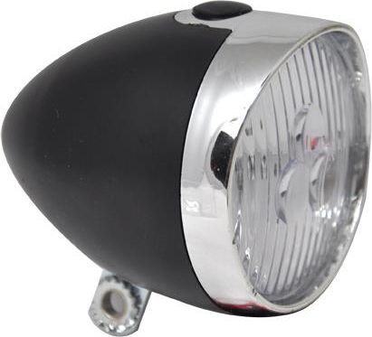 Axer Sport Lampka rowerowa przednia Retro czarna (A1993)