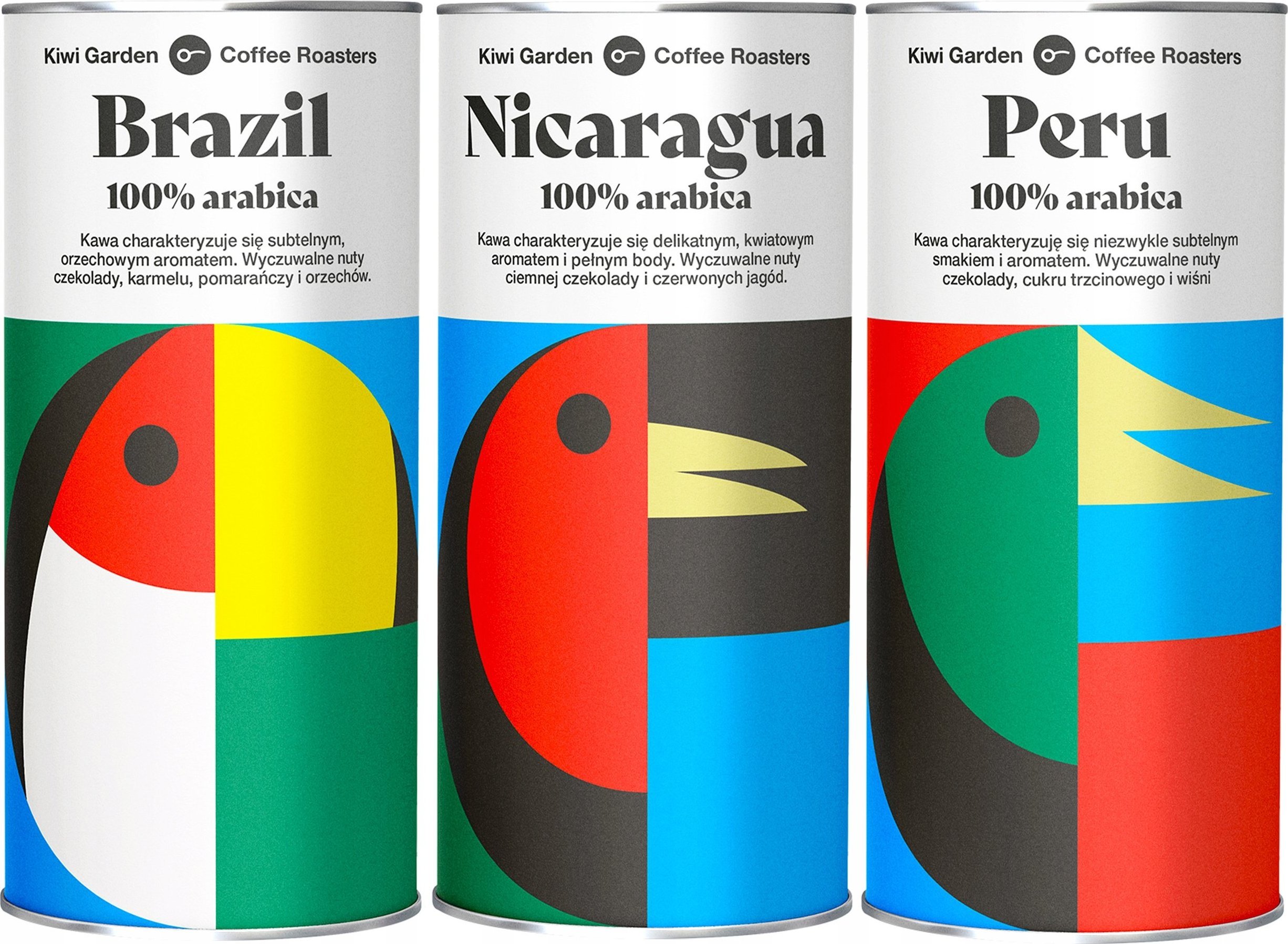 Kawa ziarnista Kiwi Garden Zestaw 200 g