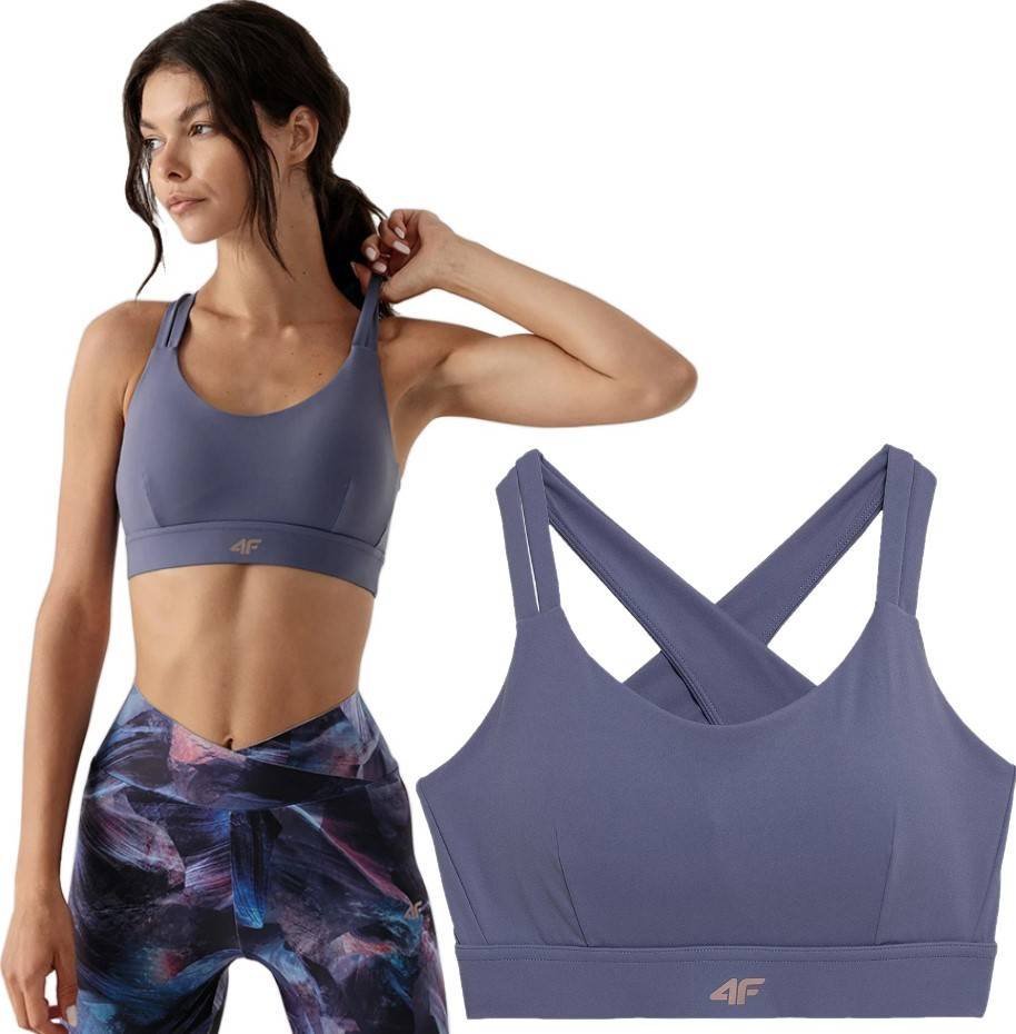 4f Stanik sportowy top sportowy STAD015 32S XS