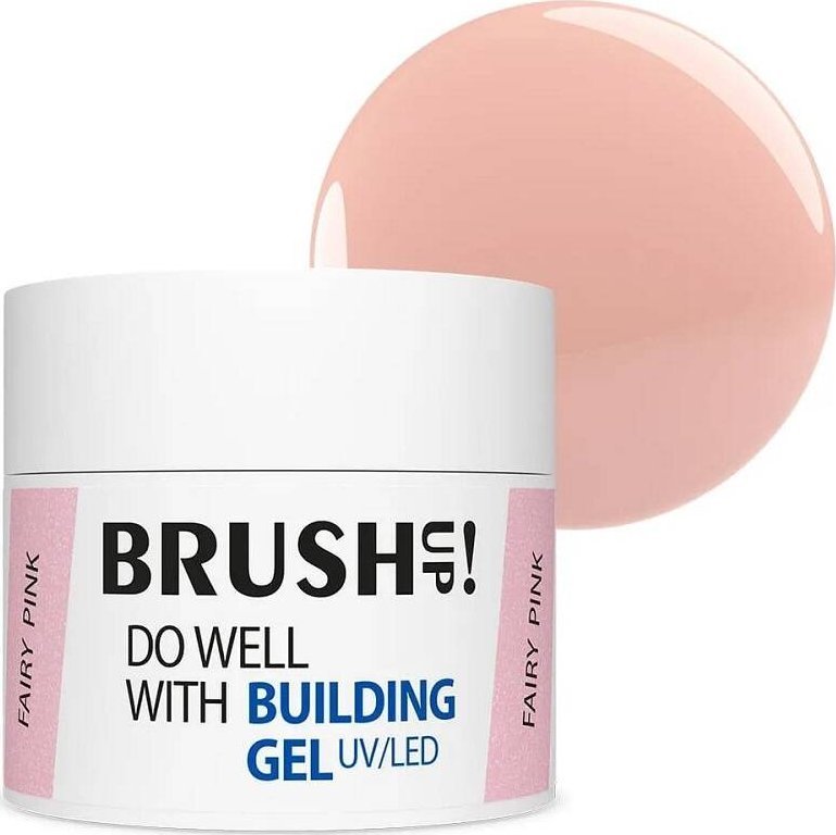 ART.ROZNE BrushUp! Do Well with Building Gel żel budujący do paznokci Fairy Pink 12g