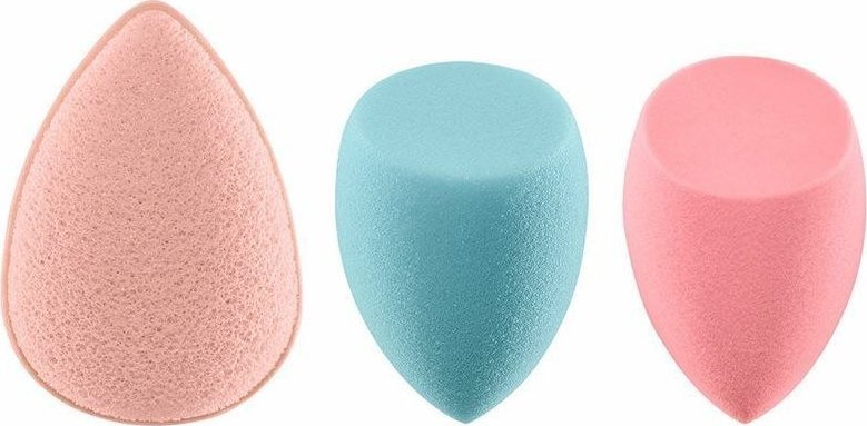 Real Techniques Gąbka do Makijażu Real Techniques Pro-Matte Poreless Perfection Wielokolorowy (3 pcs)