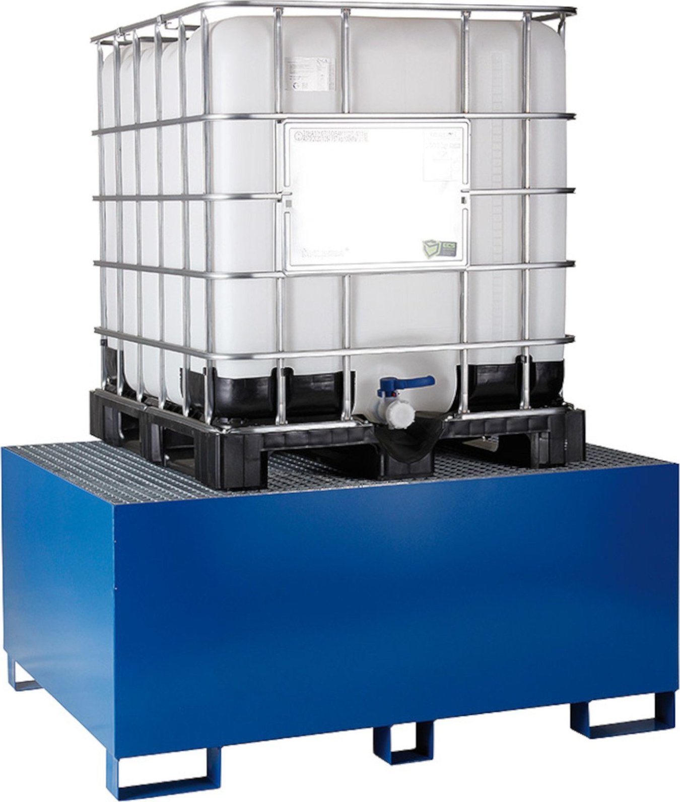 Meva Wanna wychwytowa do zbiornika IBC paletopojemnika MAUZER 1000L Wanna wychwytowa do zbiornika IBC paletopojemnika MAUZER 1000L