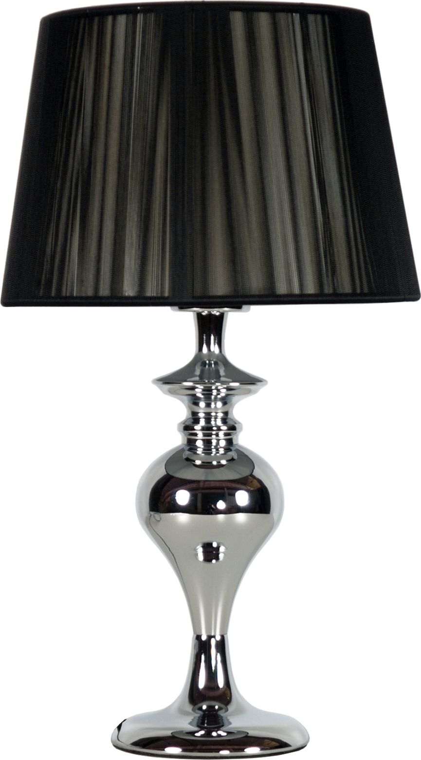 Lampa stołowa Candellux Lampka stołowa Candellux Gillenia 1x60W E14 czarna/chrom 41-21413
