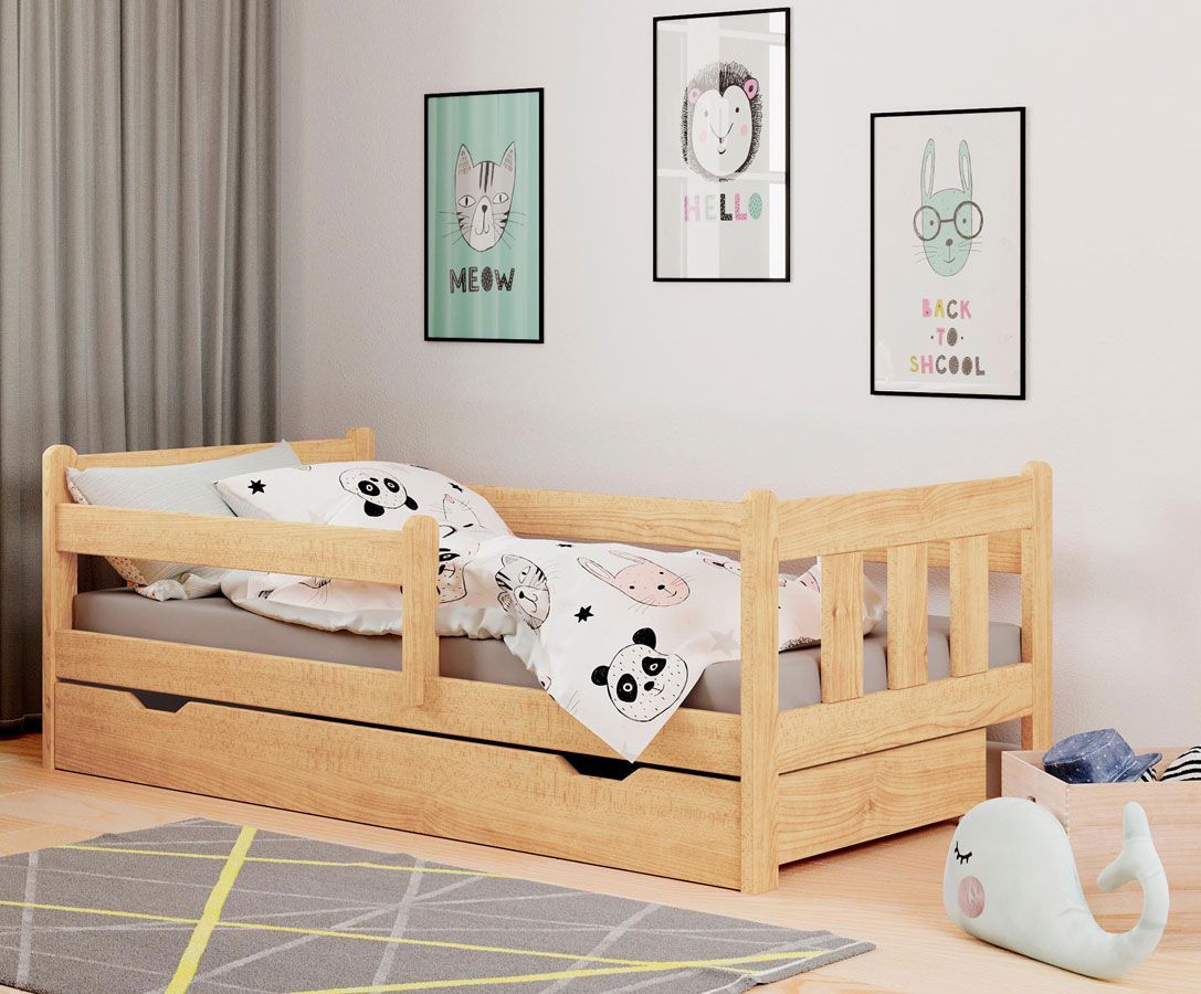 Elior Łóżko do pokoju dziecięcego Kacper - sosna