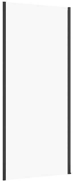 Cersanit S932-134 ŚCIANKA KABINY PRYSZNICOWEJ LARGA CZARNA 90X195 SZKŁO TRANS. // KNC.ŚĆ-LARGA-90X195-TR-L-CZ