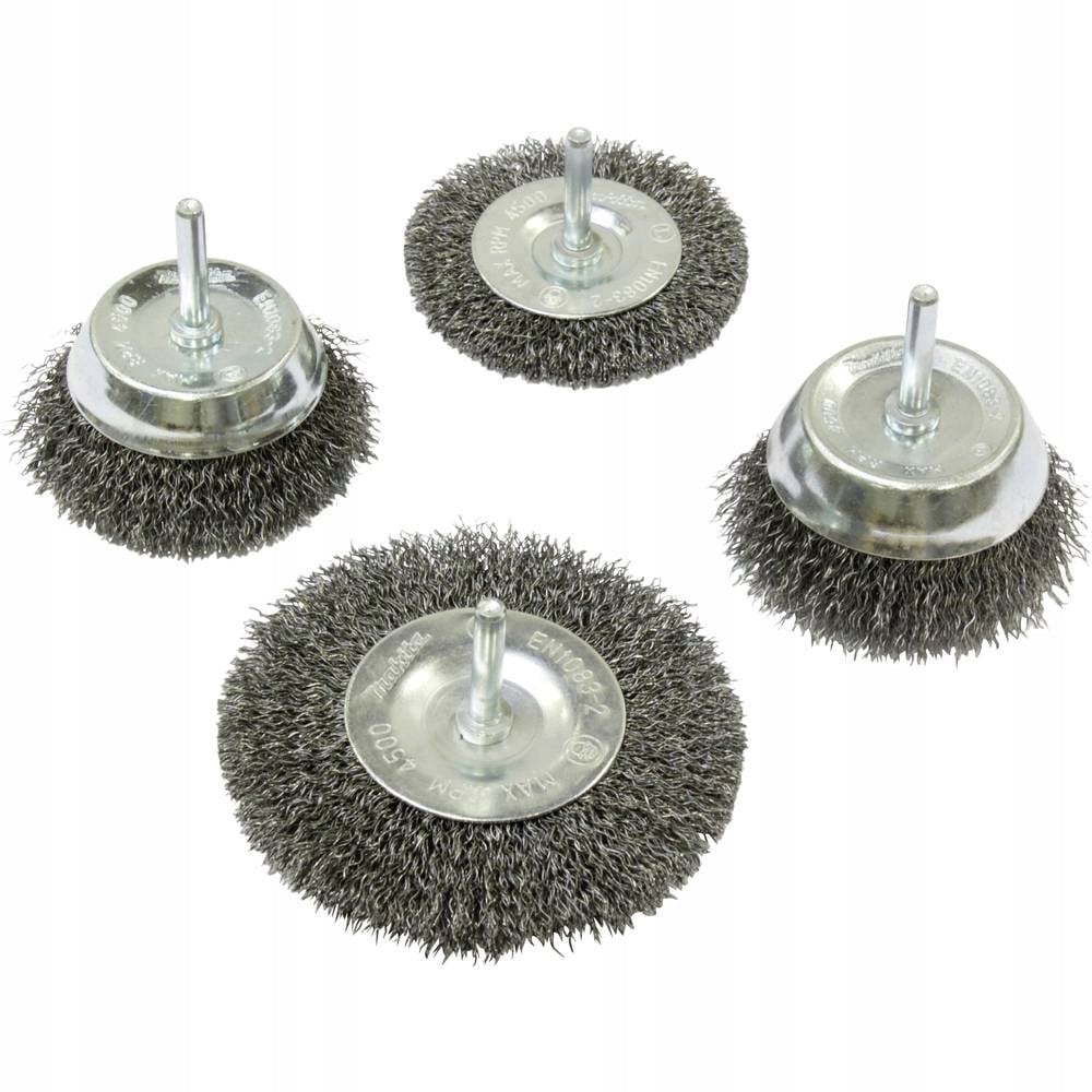 Makita Rundbürsten-Set 4tlg. Stahl