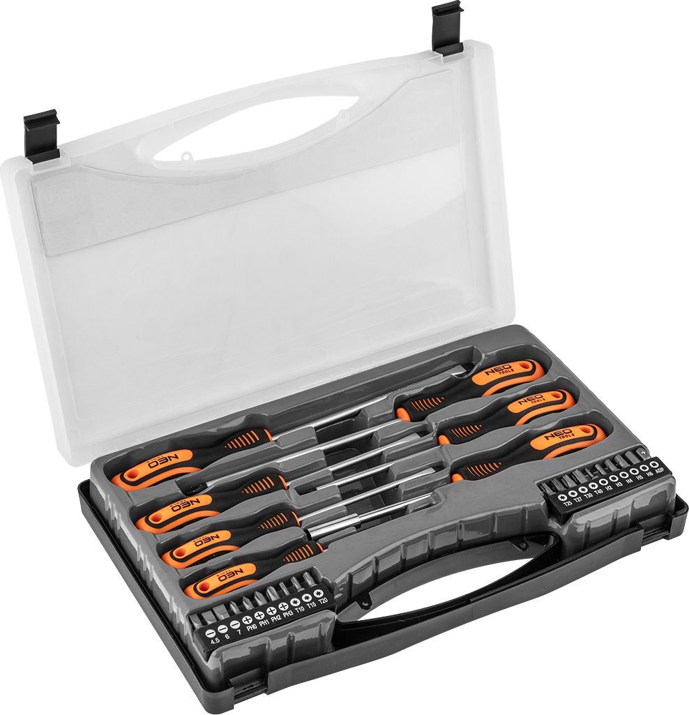 Neo Wkrętaki (Wkrętaki i końcówki wkrętakowe, zestaw 27 szt.)