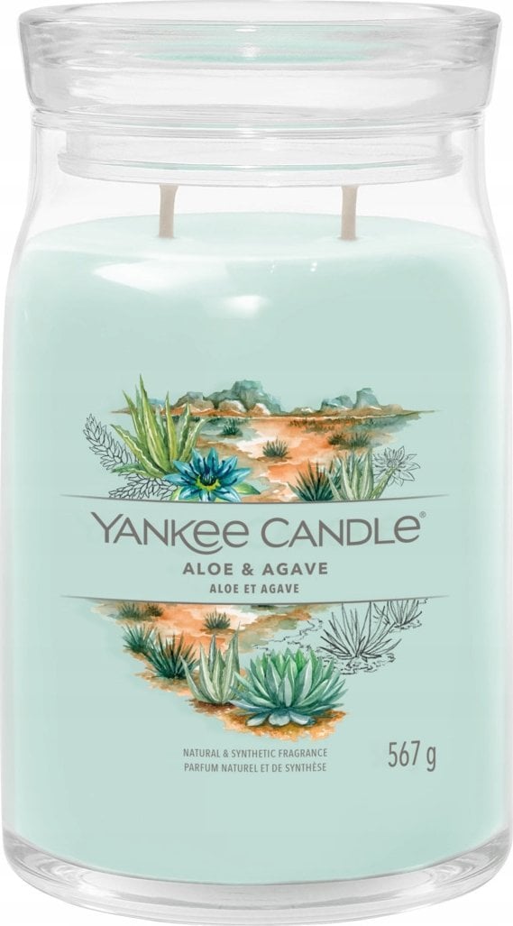 Yankee Candle Yankee Candle Signature Aloe & Agave Świeca Duża 567g
