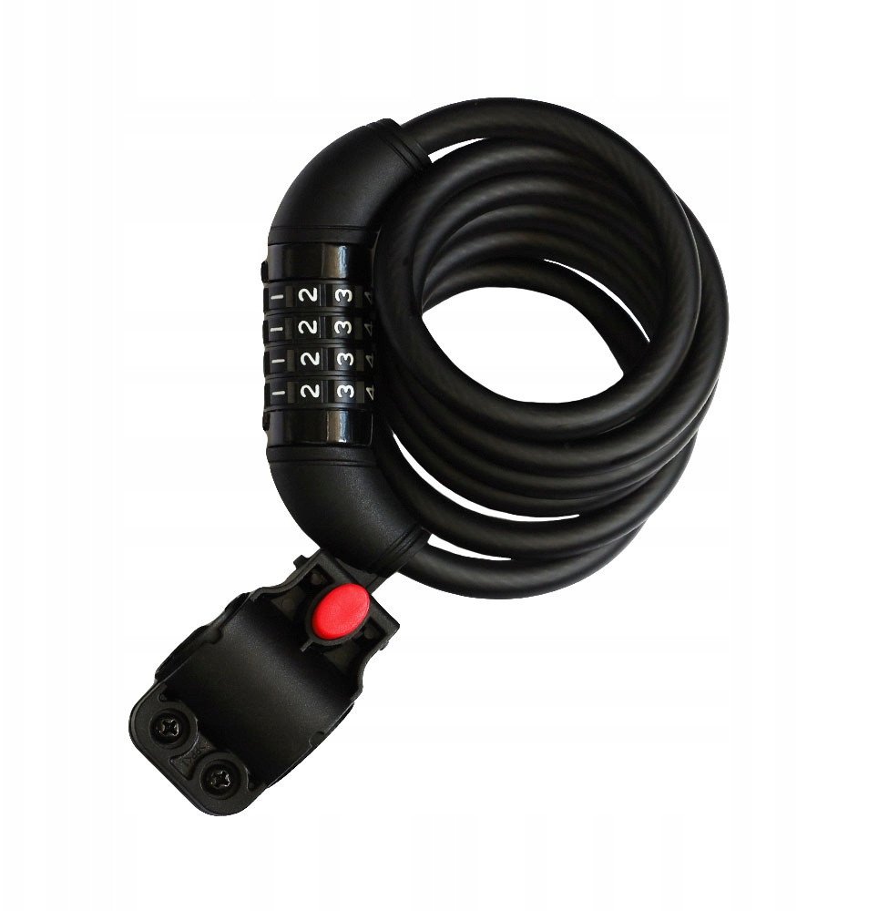 Zamknięcie rowerowe na szyfr zapięcie roweru blokada NEXELO L233766NEX