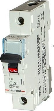 Legrand Wył.Nadpr.6kA AC 1p C20A S-301 Legrand TX3 403435