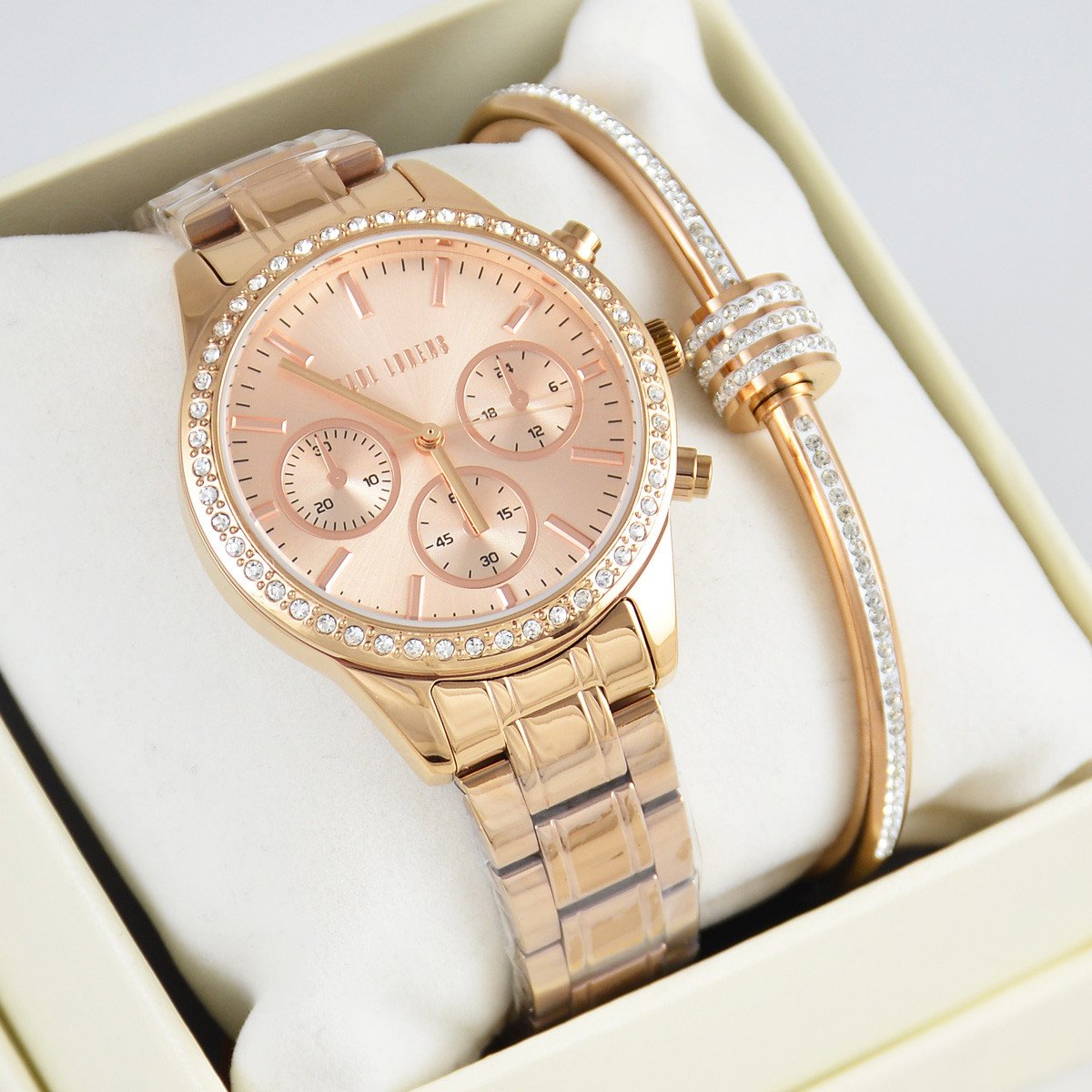 Zestaw damski zegarek damski Paul Lorens LORETTA 20020B-4D2 + bransoletka 1