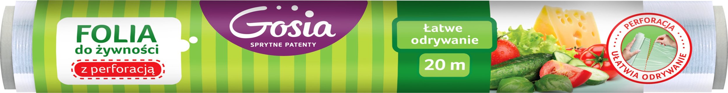 Gosia Folia do żywności z perforacją Gosia 20m