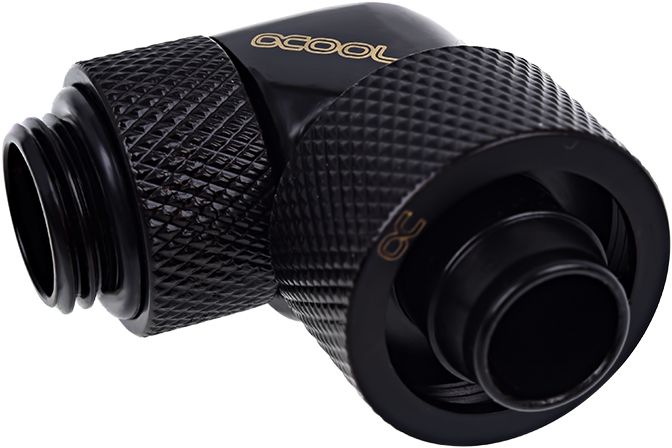 Alphacool Adapter kątowy 90°, 1/4" - 16/10mm (17236)